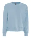 Next Level Women's Laguna Sueded Sweatshirt In Blue