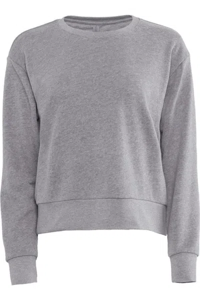 Next Level Women's Laguna Sueded Sweatshirt In Gray