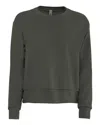 Next Level Women's Laguna Sueded Sweatshirt In Green