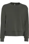 Next Level Women's Laguna Sueded Sweatshirt In Green
