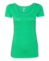 Next Level Women's Triblend Scoop Neck T-shirt In Multi
