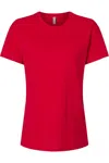 Next Level Women´s Cotton Relaxed T-shirt In Red