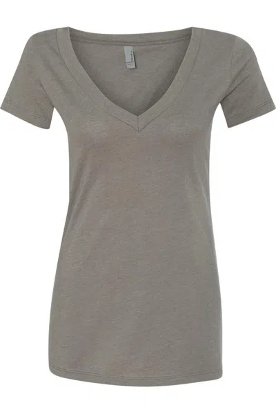 Next Level Womens Cvc Deep V-neck T-shirt In Multi