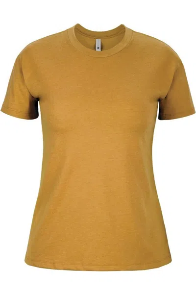 Next Level Women´s Cvc Relaxed T-shirt In Gold