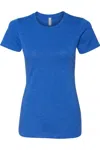 Next Level Womens Cvc T-shirt In Blue