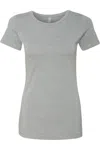 Next Level Womens Cvc T-shirt In Grey