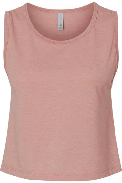 Next Level Women´s Festival Crop Tank In Pink