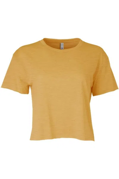 Next Level Women´s Festival Crop Top In Yellow