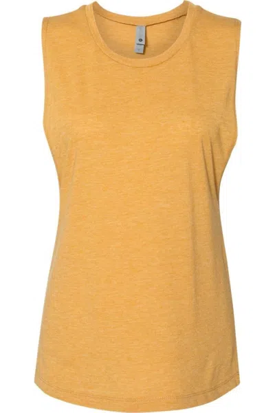 Next Level Womens Festival Muscle Tank In Orange