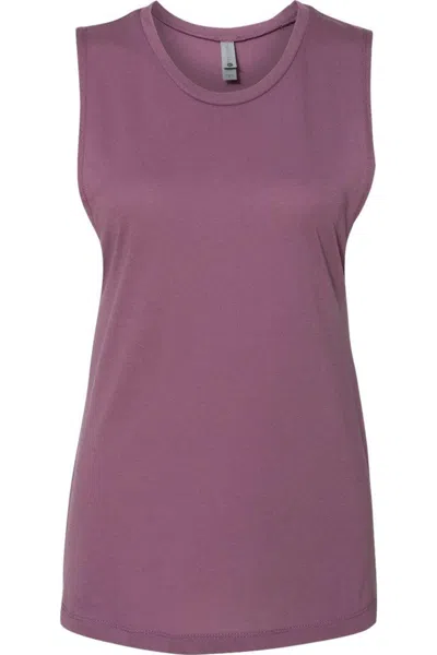Next Level Womens Festival Muscle Tank In Purple