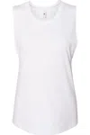 Next Level Womens Festival Muscle Tank In White