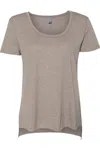 Next Level Women´s Festival Scoop Neck T-shirt In Grey