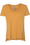 Next Level Women´s Festival Scoop Neck T-shirt In Silver