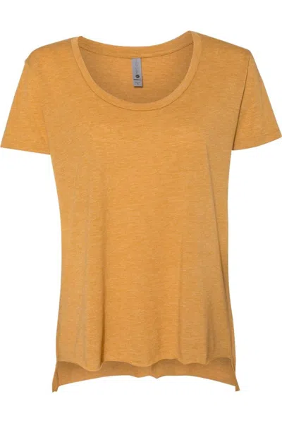 Next Level Women´s Festival Scoop Neck T-shirt In Orange