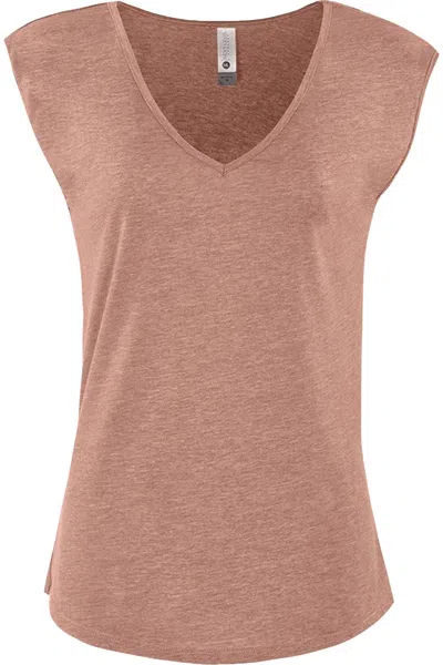 Next Level Women´s Festival Sleeveless Deep V-neck T-shirt In Multi