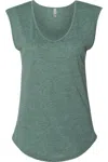 Next Level Women´s Festival Sleeveless Deep V-neck T-shirt In Multi