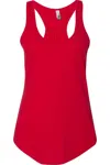 Next Level Women´s Gathered Racerback Tank In Red