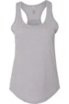 Next Level Women´s Gathered Racerback Tank In Grey