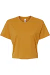 Next Level Women´s Ideal Crop Top In Yellow