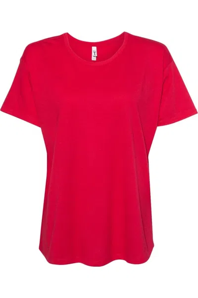 Next Level Womens Ideal Flow T-shirt In Red