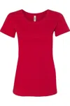 Next Level Women´s Ideal T-shirt In Red