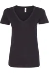 Next Level Women´s Ideal V-neck T-shirt In Black
