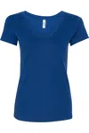 Next Level Women´s Ideal V-neck T-shirt In Blue