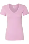 Next Level Women´s Ideal V-neck T-shirt In Blue
