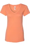 Next Level Women´s Ideal V-neck T-shirt In Orange