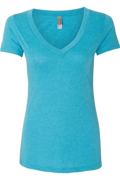 Next Level Womens Triblend Deep V-neck T-shirt
