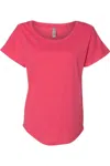 Next Level Womens Triblend Dolman T-shirt In Multi