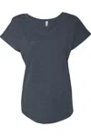 Next Level Womens Triblend Dolman T-shirt In Gray