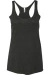 Next Level Womens Triblend Racerback Tank In Black
