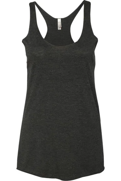 Next Level Womens Triblend Racerback Tank In Black