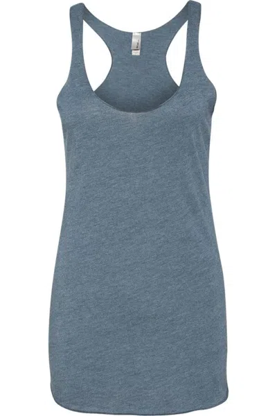 Next Level Womens Triblend Racerback Tank In Grey