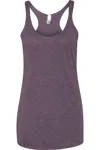 Next Level Womens Triblend Racerback Tank In Purple