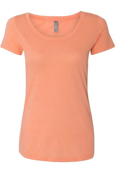 Next Level Womens Triblend Scoop Neck T-shirt In Multi