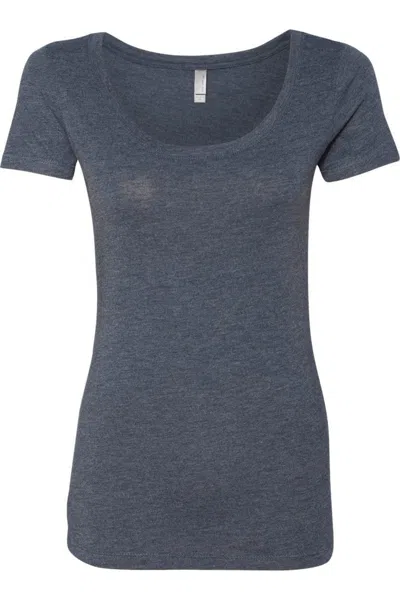 Next Level Womens Triblend Scoop Neck T-shirt In Multi