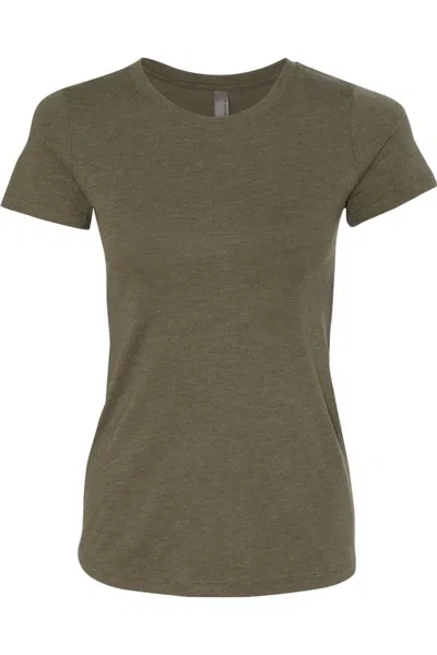 Next Level Womens Triblend T-shirt In Green