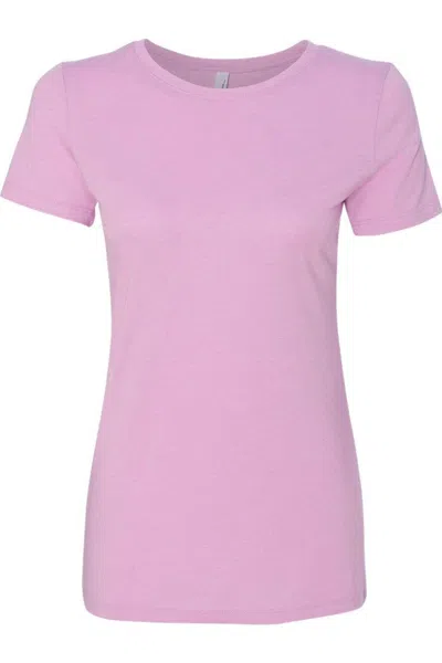 Next Level Womens Triblend T-shirt In Pink