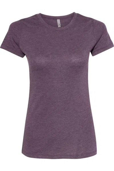 Next Level Womens Triblend T-shirt In Purple