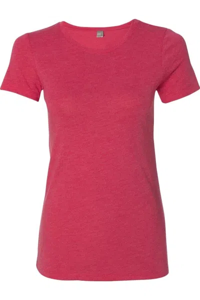 Next Level Womens Triblend T-shirt In Pink