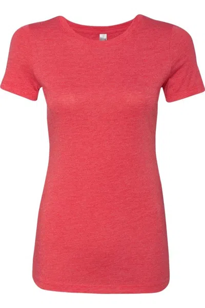 Next Level Womens Triblend T-shirt In Pink