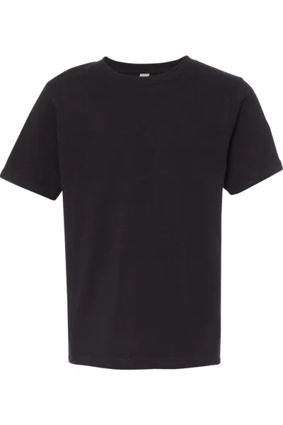 Next Level Kids' Youth Cotton T-shirt In Black