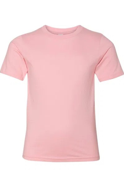 Next Level Kids' Youth Cotton T-shirt In Pink