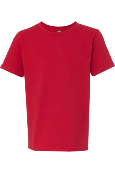 Next Level Kids' Youth Cotton T-shirt In Red