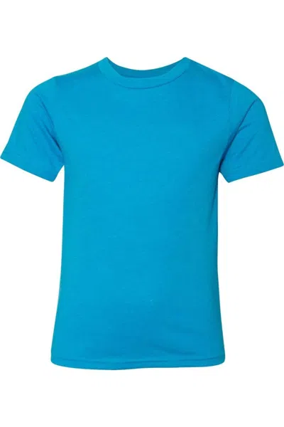 Next Level Kids' Youth Cvc T-shirt In Blue