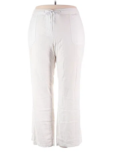 Pre-owned Next Linen Pants In White