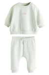 Next Little Bambino Sweatshirt & Joggers Set In Green