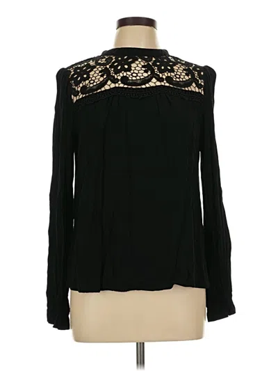 Pre-owned Next Long Sleeve Blouse In Black